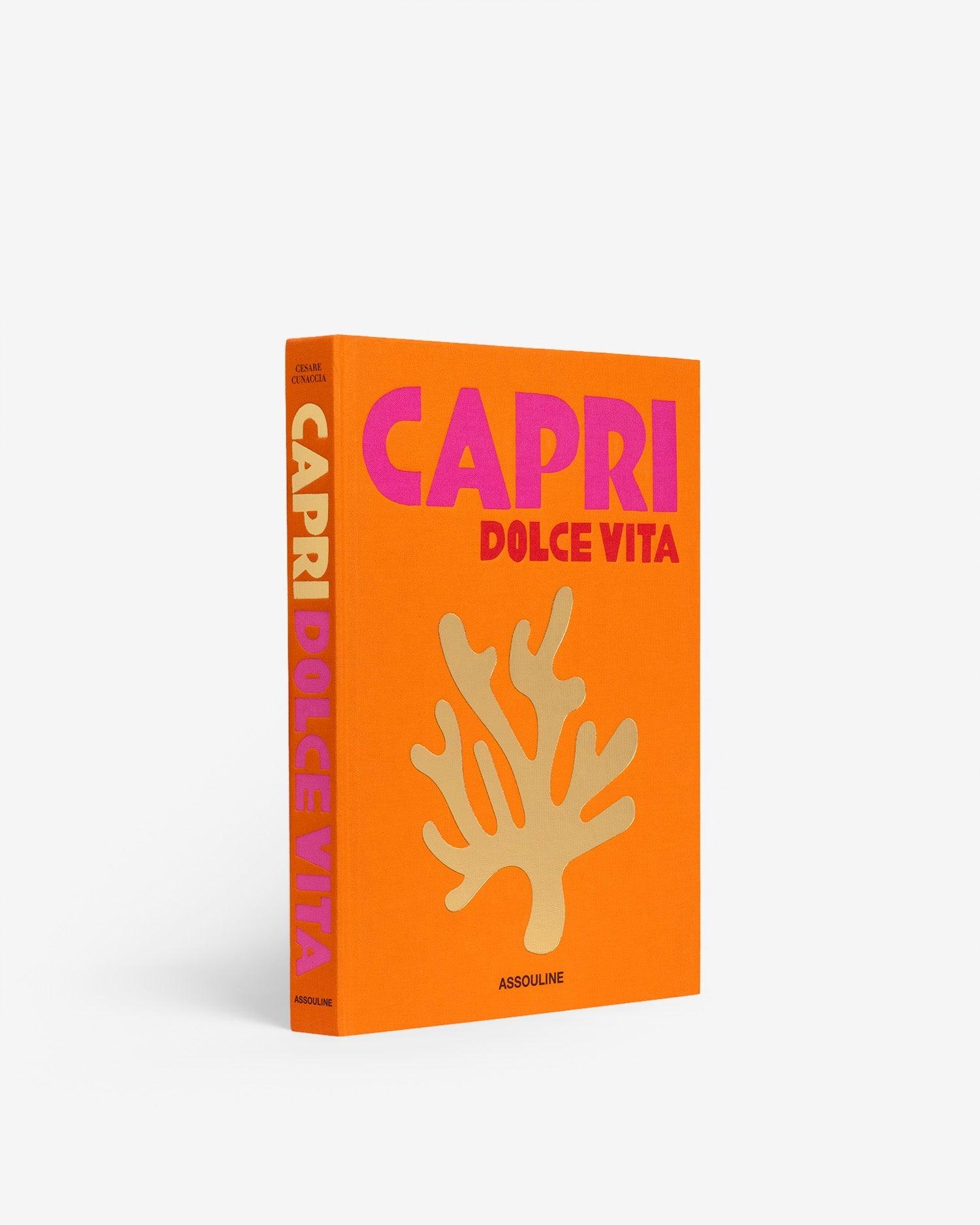 Capri Dolce Vita Book by Assouline - Luxury Coffee Table Book on Italian Lifestyle and Travel